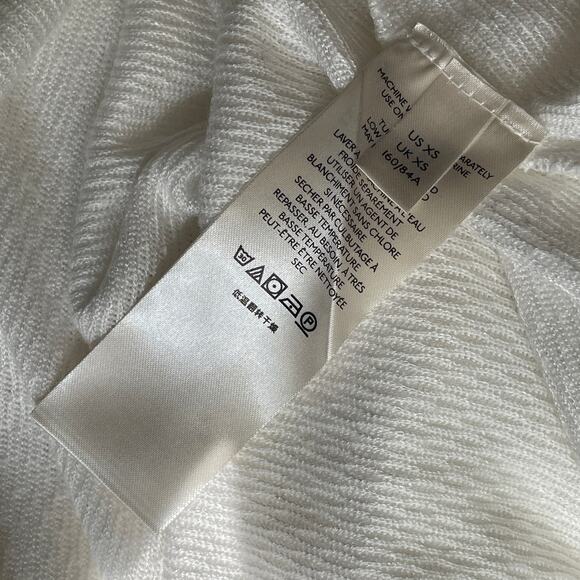 Free People We The Free Waffle Knit Scoop Neck Thermal Tunic Tee Shirt Size XS - Picture 6 of 7